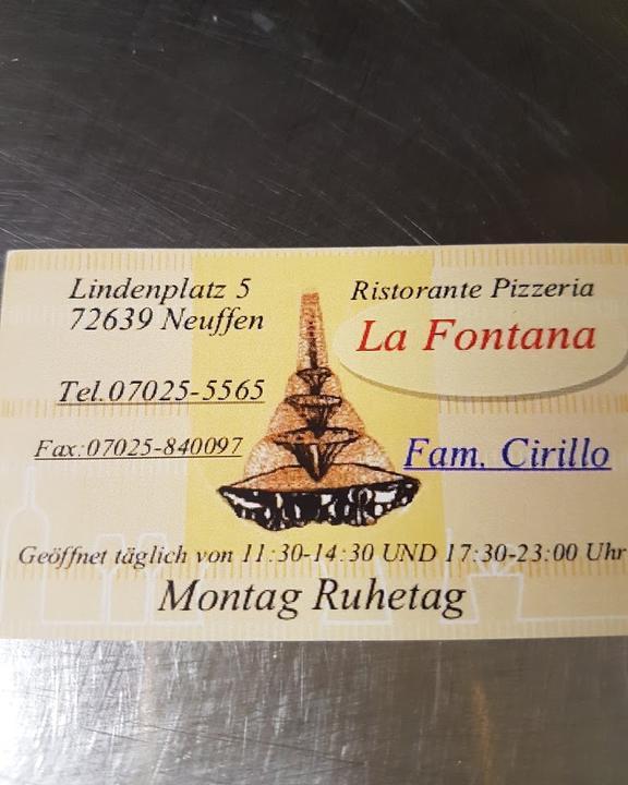 Ristorante Pizzeria La Fontana